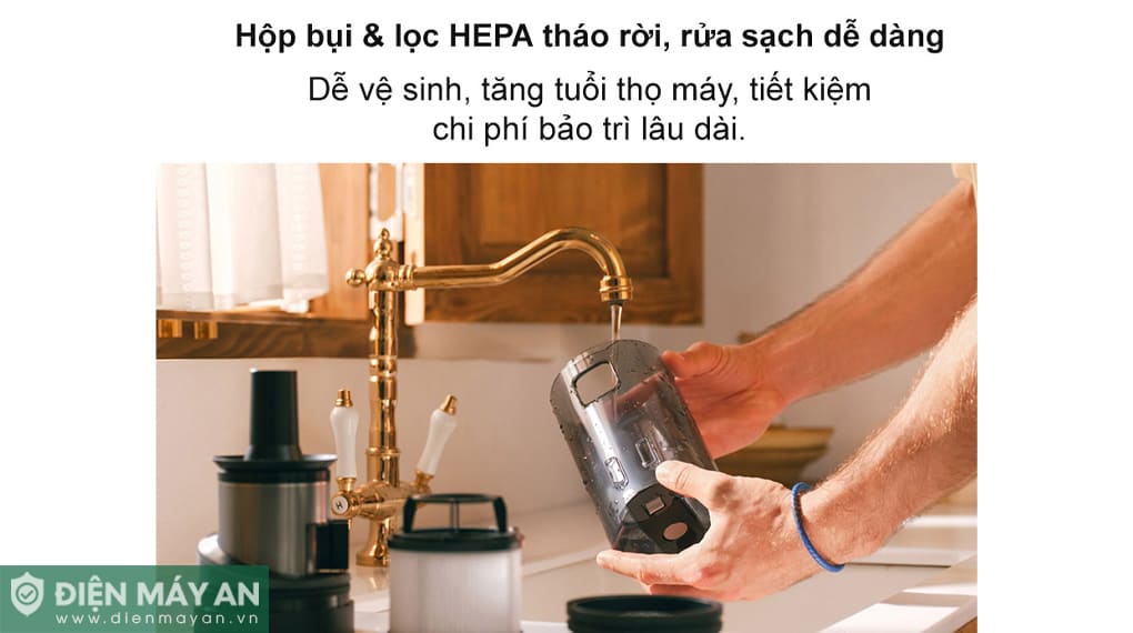 Máy hút bụi cầm tay Roborock H60 Ultra - Đen